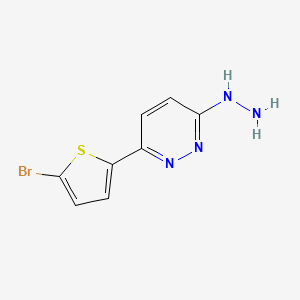 3-(5-Bromothiophen-2-yl)-6-hydrazinylpyridazine