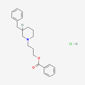 gamma-(3-Benzylpiperidino)propyl benzoate hydrochloride