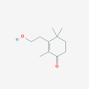 2-Cyclohexen-1-one, 3-(2-hydroxyethyl)-2,4,4-trimethyl-