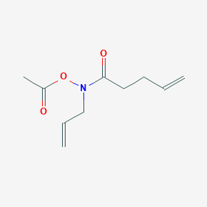 N-(Acetyloxy)-N-(prop-2-en-1-yl)pent-4-enamide