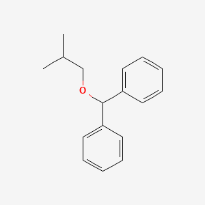 [2-Methylpropoxy(phenyl)methyl]benzene