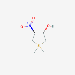 (3S,4S)-1,1-dimethyl-4-nitrosilolan-3-ol