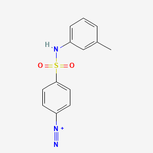 4-[(3-Methylphenyl)sulfamoyl]benzene-1-diazonium