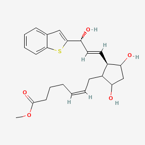 15-(2-Benzo(b)thienyl)-16,17,18,19,20-pentanorprostaglandin F2-alpha methyl ester