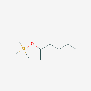 molecular formula C10H22OSi B15439410 Trimethyl[(5-methylhex-1-en-2-yl)oxy]silane CAS No. 73503-97-6