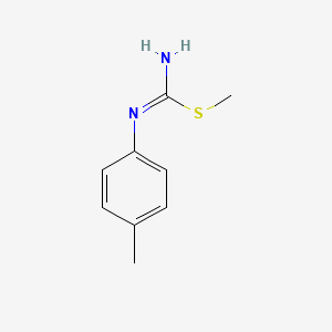 methyl N'-(4-methylphenyl)carbamimidothioate