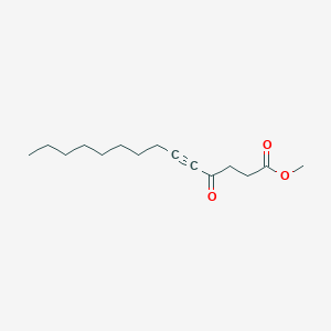 5-Tetradecynoic acid, 4-oxo-, methyl ester