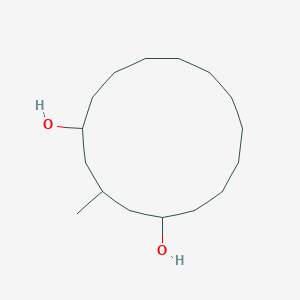 1,5-Cyclopentadecanediol, 3-methyl-