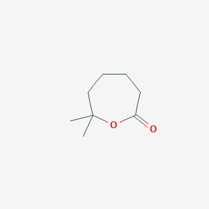 molecular formula C8H14O2 B15439459 7,7-Dimethyloxepan-2-one CAS No. 76638-13-6