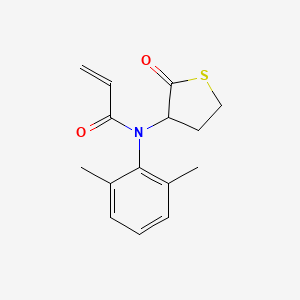 N-(2,6-Dimethylphenyl)-N-(2-oxothiolan-3-yl)prop-2-enamide