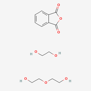 molecular formula C14H20O8 B15439551 2-Benzofuran-1,3-dione;ethane-1,2-diol;2-(2-hydroxyethoxy)ethanol CAS No. 74721-66-7