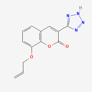 8-Allyloxy-3-(1H-tetrazol-5-yl)coumarin