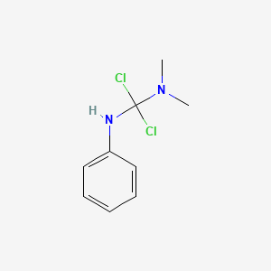 Methanediamine, dichloro-N,N-dimethyl-N'-phenyl-