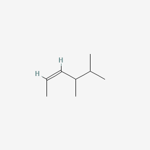 molecular formula C8H16 B15439678 (Z)-4,5-Dimethylhex-2-ene CAS No. 73548-71-7