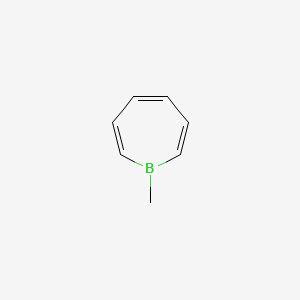 molecular formula C7H9B B15439765 1H-borepin, 1-methyl- CAS No. 79010-91-6