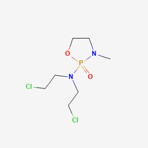 molecular formula C7H15Cl2N2O2P B15439776 2-(Bis(2-chloroethyl)amino)-3-methyl-1,3,2-oxazaphospholidine 2-oxide CAS No. 78219-85-9