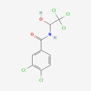 3,4-Dichloro-N-(2,2,2-trichloro-1-hydroxyethyl)benzamide