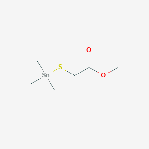 Methyl [(trimethylstannyl)sulfanyl]acetate