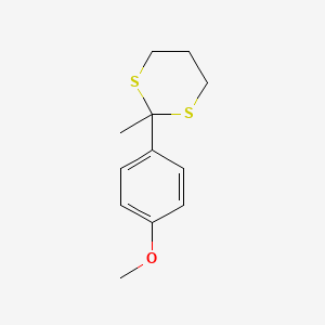 1,3-Dithiane, 2-(4-methoxyphenyl)-2-methyl-