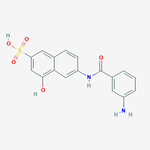 6-(3-Aminobenzamido)-4-hydroxynaphthalene-2-sulfonic acid