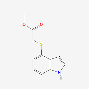 Methyl [(1H-indol-4-yl)sulfanyl]acetate