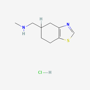 4,5,6,7-Tetrahydro-N-methyl-5-benzothiazolemethanamine hydrochloride