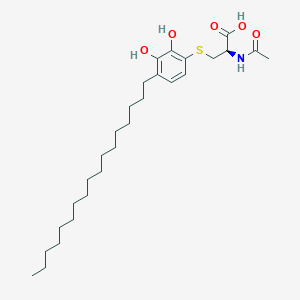 L-Cysteine, N-acetyl-S-(4-heptadecyl-2,3-dihydroxyphenyl)-