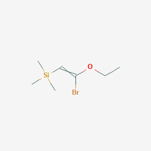 (2-Bromo-2-ethoxyethenyl)(trimethyl)silane