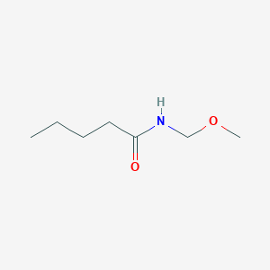 molecular formula C7H15NO2 B15440361 N-(methoxymethyl)pentanamide CAS No. 74802-84-9