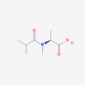 N-Methyl-N-(2-methylpropanoyl)-L-alanine