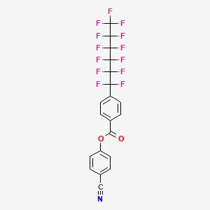 4-Cyanophenyl 4-(tridecafluorohexyl)benzoate