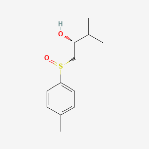 (2R)-3-Methyl-1-[(R)-4-methylbenzene-1-sulfinyl]butan-2-ol