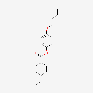 (4-Butoxyphenyl) 4-ethylcyclohexane-1-carboxylate