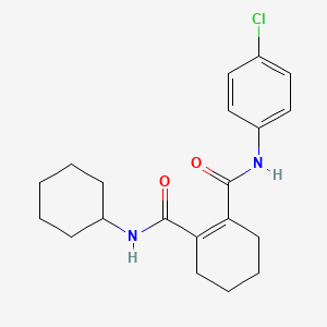 N~1~-(4-Chlorophenyl)-N~2~-cyclohexylcyclohex-1-ene-1,2-dicarboxamide