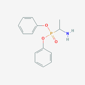 Phosphonic acid, (1-aminoethyl)-, diphenyl ester