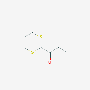 1-Propanone, 1-(1,3-dithian-2-yl)-