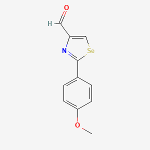 2-(4-Methoxyphenyl)-1,3-selenazole-4-carbaldehyde