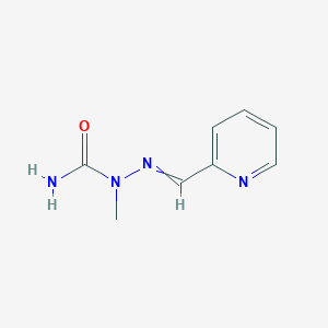 1-Methyl-2-[(pyridin-2-yl)methylidene]hydrazine-1-carboxamide