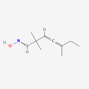 N-(2,2,5-Trimethylhepta-3,4-dien-1-ylidene)hydroxylamine