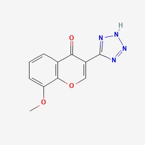 8-Methoxy-3-(2H-tetrazol-5-yl)-4H-1-benzopyran-4-one