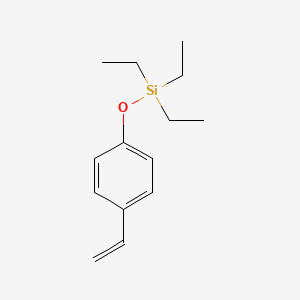 (4-Ethenylphenoxy)(triethyl)silane