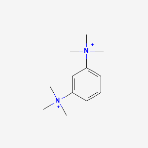 N~1~,N~1~,N~1~,N~3~,N~3~,N~3~-Hexamethylbenzene-1,3-bis(aminium)