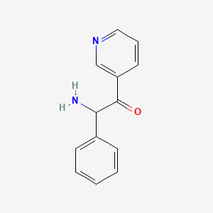 2-Amino-2-phenyl-1-(pyridin-3-yl)ethan-1-one