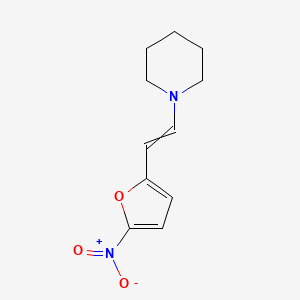 1-[2-(5-Nitrofuran-2-yl)ethenyl]piperidine