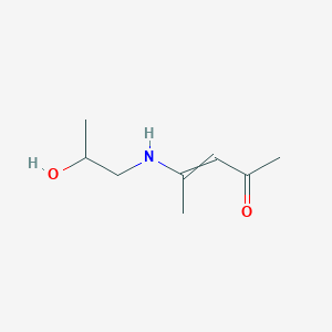 4-[(2-Hydroxypropyl)amino]pent-3-en-2-one