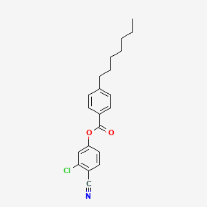 3-Chloro-4-cyanophenyl 4-heptylbenzoate