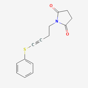 1-[4-(Phenylsulfanyl)but-3-yn-1-yl]pyrrolidine-2,5-dione