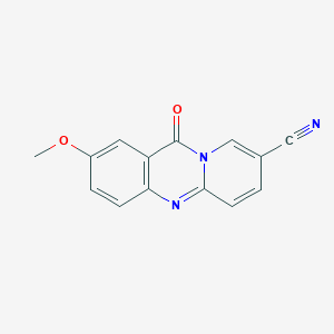 2-Methoxy-11-oxo-11H-pyrido[2,1-B]quinazoline-8-carbonitrile