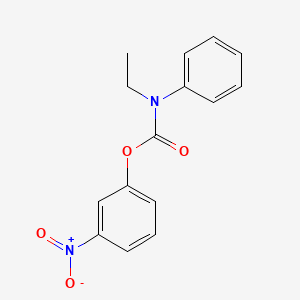 (3-nitrophenyl) N-ethyl-N-phenylcarbamate