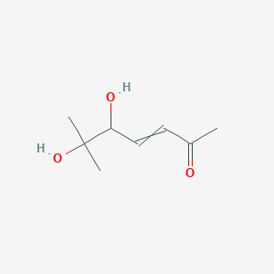 5,6-Dihydroxy-6-methylhept-3-en-2-one